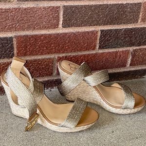 Jessica Simpson wedged heels